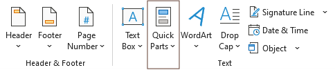 Office Hacks - Quick parts-1